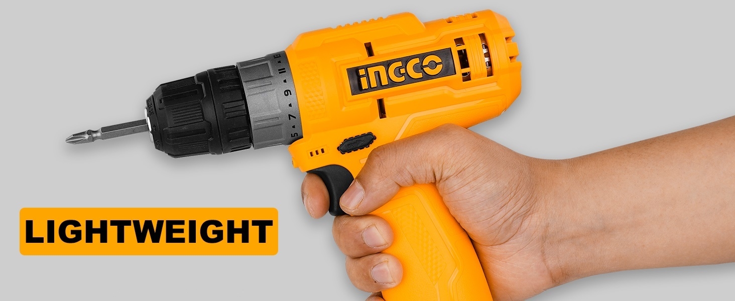battery drill machine ingco cordless drill