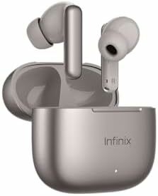 Infinix Buds N4 Pro (XE32) - Titanium Grey, AI ENC HD Sound and Calls with 6 Mics, 36dB (ANC), V5.3 Bluetooth Earbuds,35hrs PlayTime,USB-C,43/500 mAh Battery, IPX4 Water Resistant,12 Month Warranty