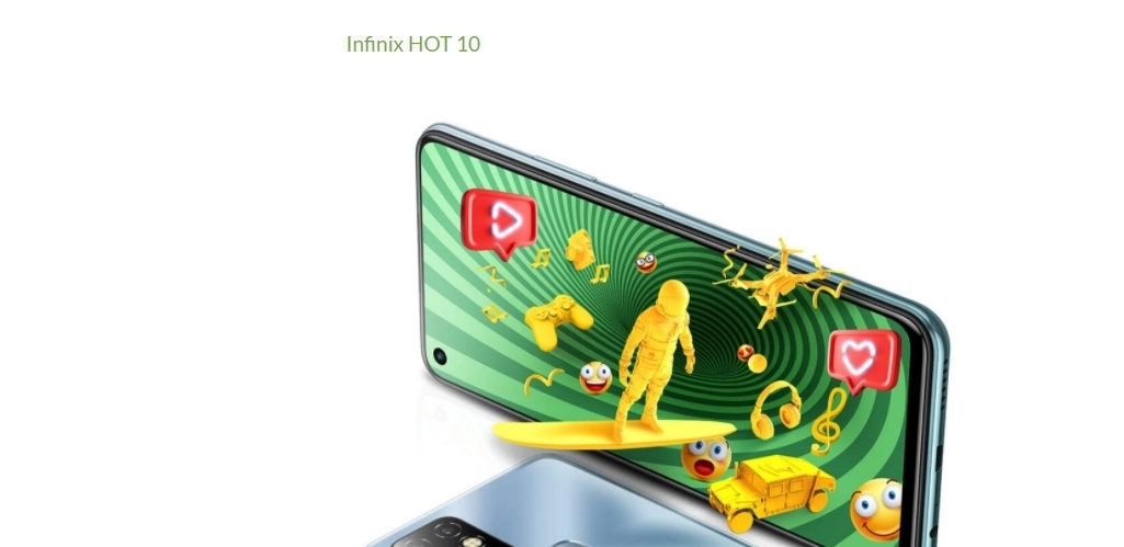 infinix hot 10 3gb ram 64gb rom