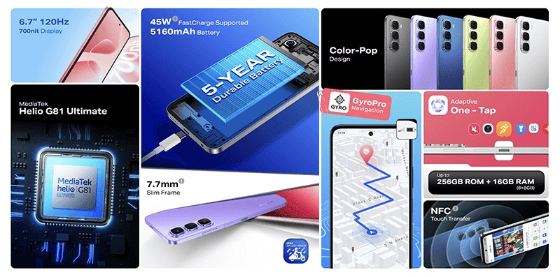 Key features of Infinix HOT 60i