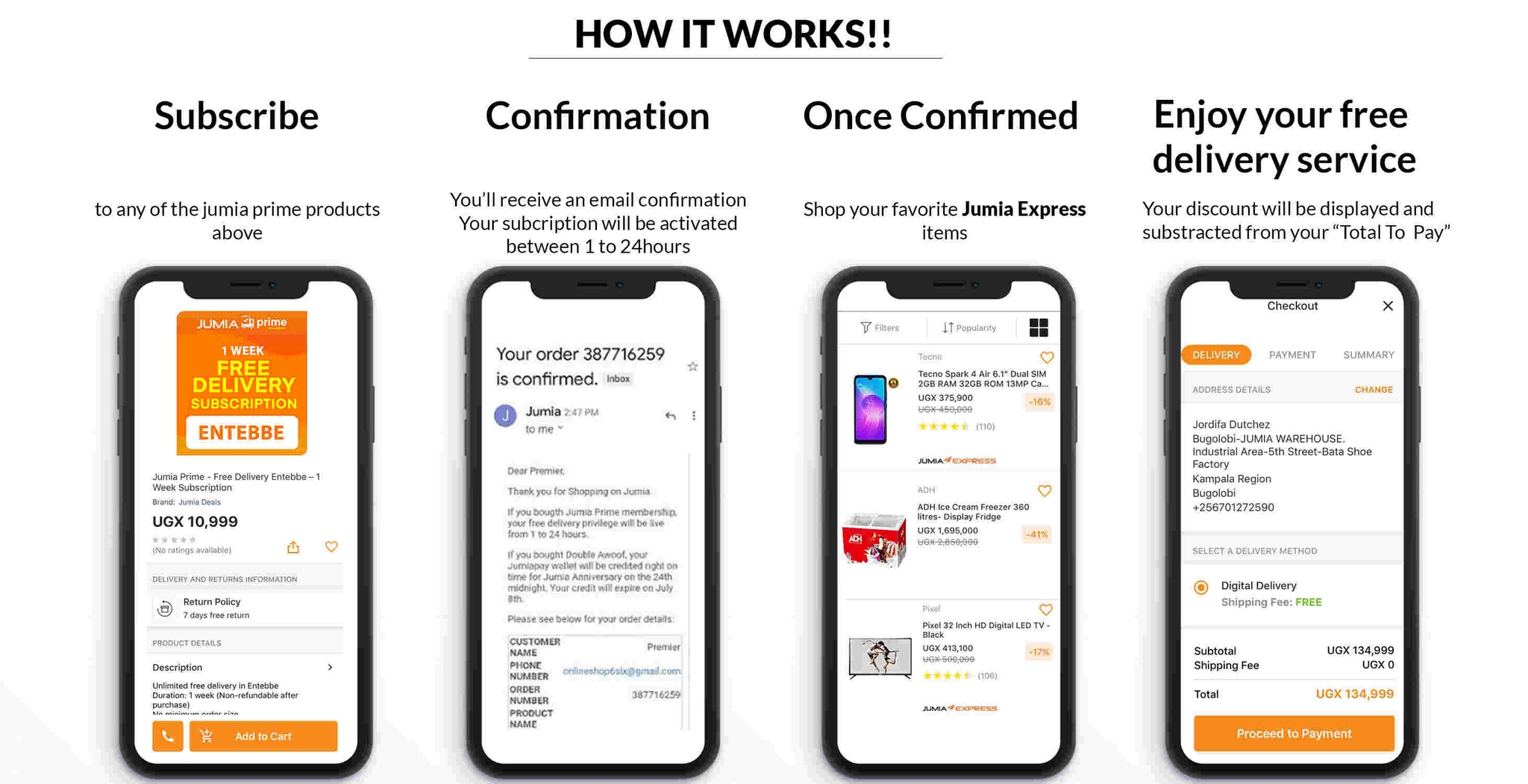 Shop Jumia Deals Jumia Prime Free Delivery Entebbe 1 Week