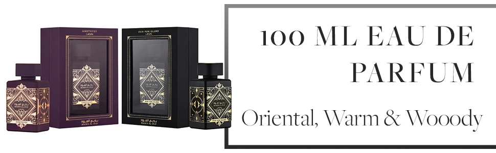 bade'e al oud for glory and amethyst
