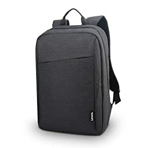 Lenovo Laptop Backpack B210, 15.6-Inch Laptop and Tablet, Durable, Water-Repellent, Lightweight, Clean Design, Sleek for Travel, Business Casual or College, for Men or Women - Black