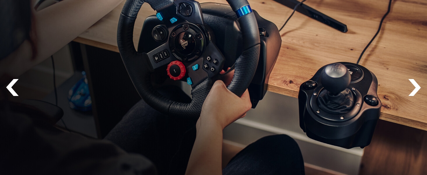 G29 racing wheel for playstation and logitech g driving shifter