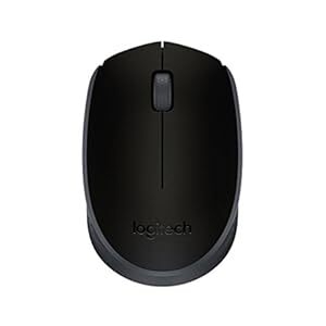 Logitech M171 Wireless Mouse, 2.4 GHz with USB Mini Receiver
