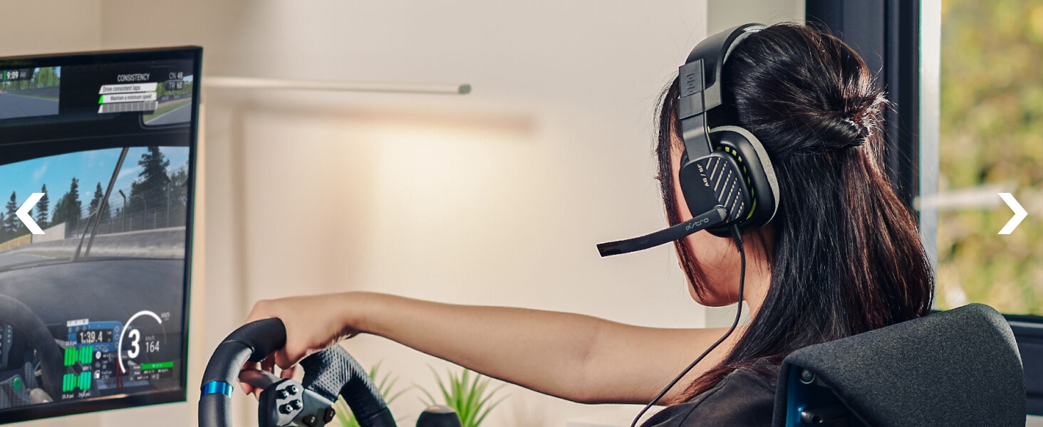 G29 racing wheel for playstation and logitech g driving shifter and astro a10 gaming headset