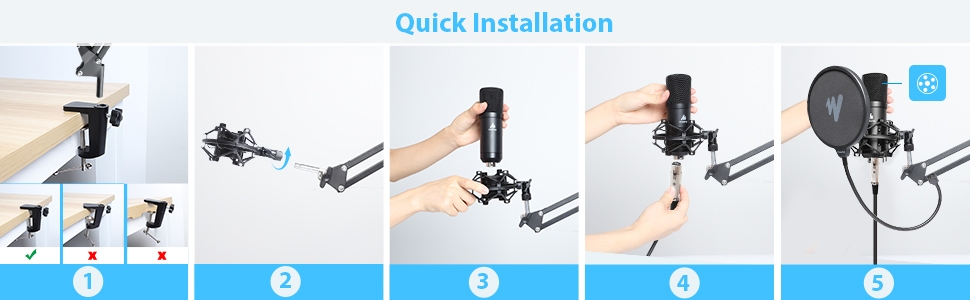 Maono a03 3.5mm mic for podcast