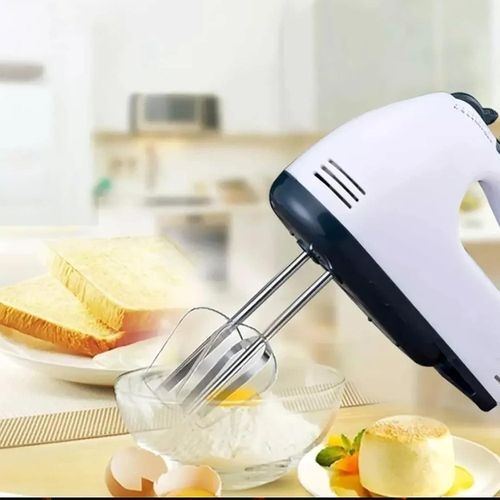 product_image_name-Generic-Professional Electric Hand Mixer for Baking 7-Speed Lightweight Handheld Egg Cream Cake Dough Beater with Stainless Steel Attachments-3