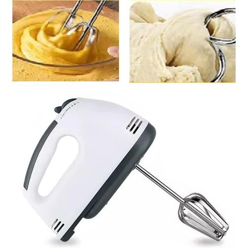 product_image_name-Generic-Professional Electric Hand Mixer for Baking 7-Speed Lightweight Handheld Egg Cream Cake Dough Beater with Stainless Steel Attachments-4