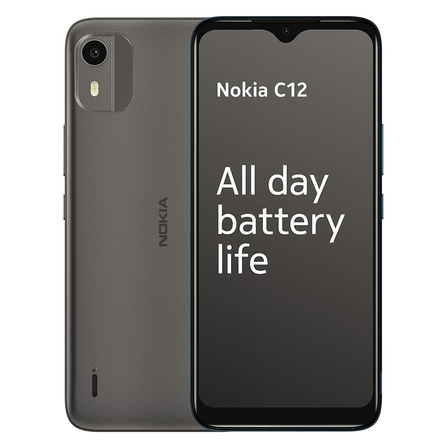 Nokia C12 - 6.3" 2GB RAM 64GB ROM 8MP 3000mAh - Charcoal