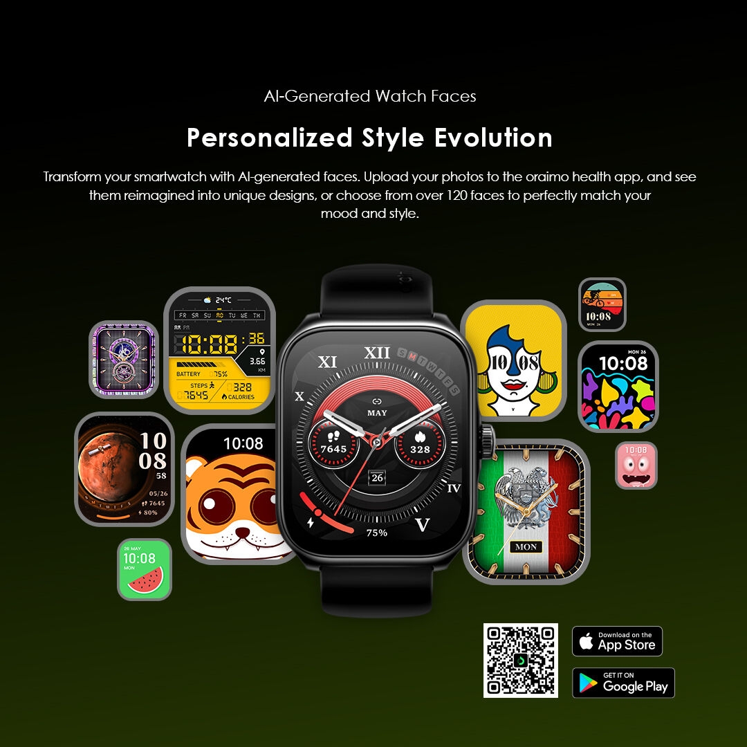 Watch Nova N OSW-813N AI-generated watch faces