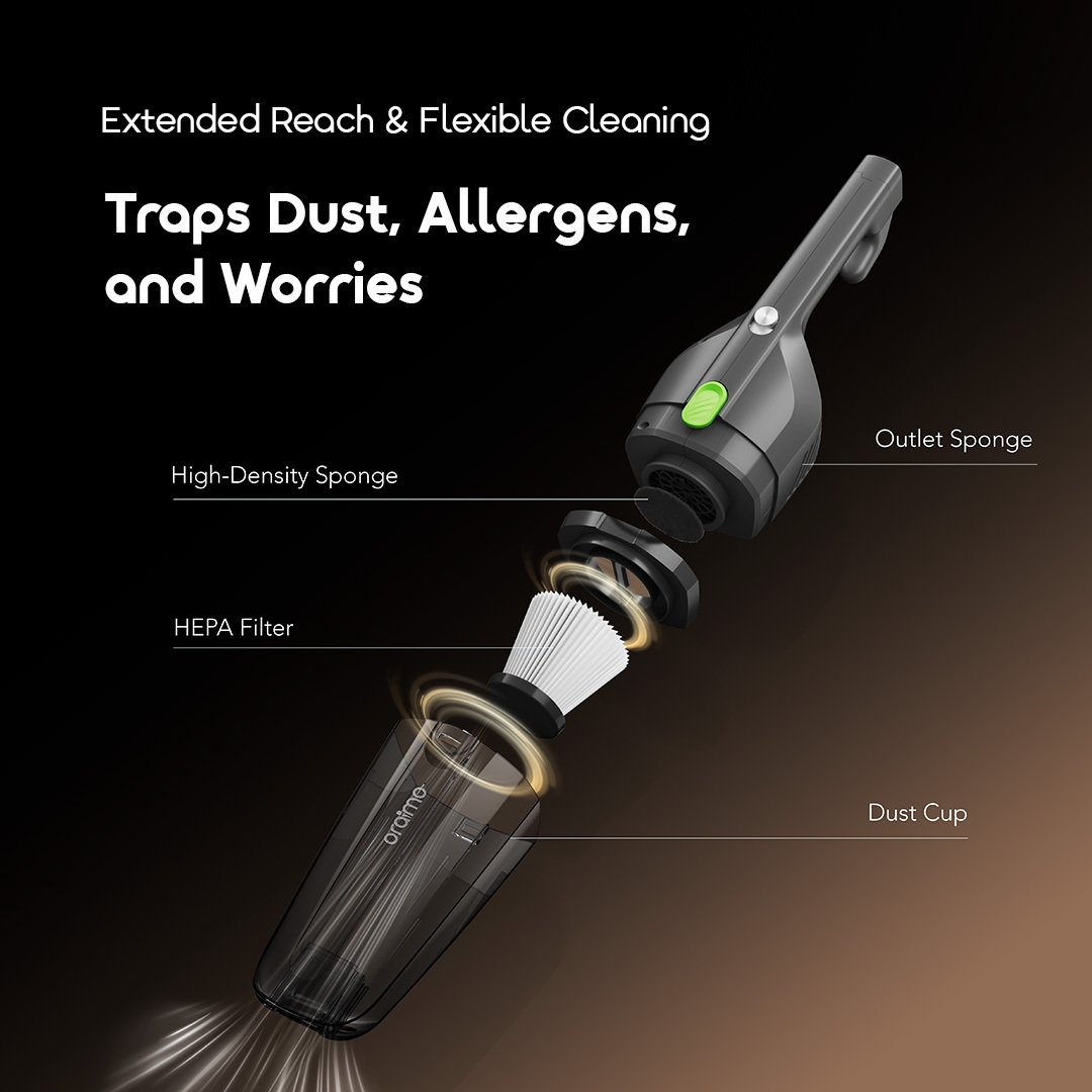 oraimo Corded Stick Vacuum CordForce Flex OSV 252A Flexible 7