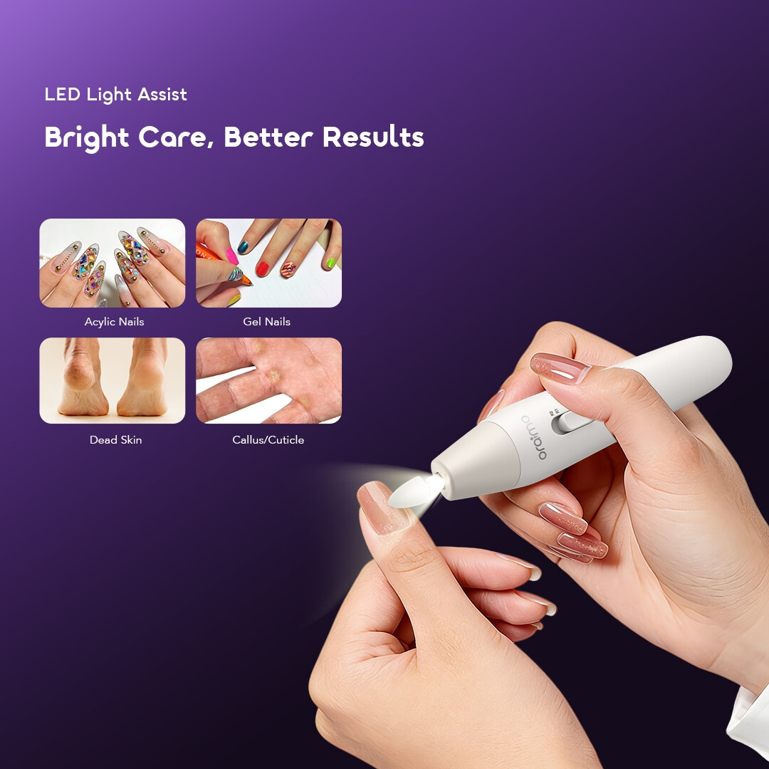 oraimo Manicure Set Tipsy OMS-210N 6 LED Light Assist