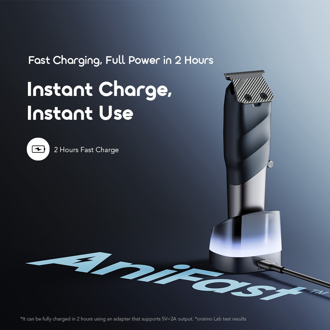 oraimo Hair Trimmer MasterTrim Pro OTR-580P 7 2 Hours Fast Charge