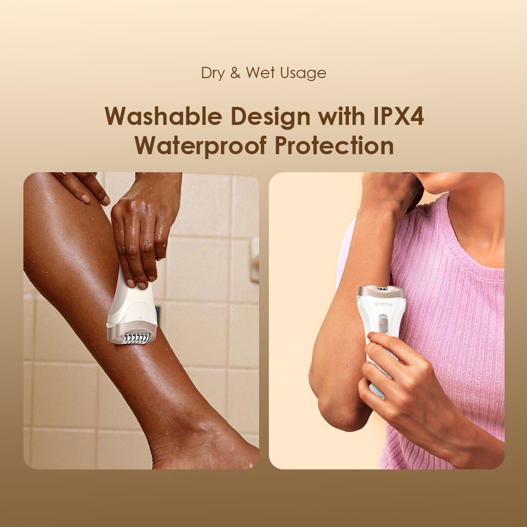 oraimo epilator silksmooth obe 210n dry and wet usage 5