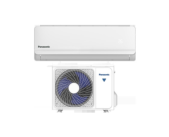 Panasonic 18000 BTU Wall Split Air Conditioner AC R410 Gas, Turbo Cooling, Dehumidification, Auto Restart, Eco Mode & Timer - White