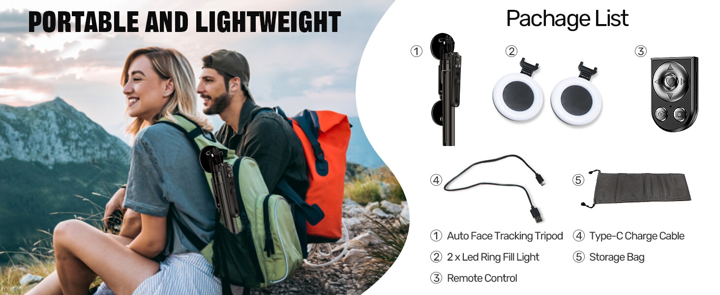 Face tracking tripod