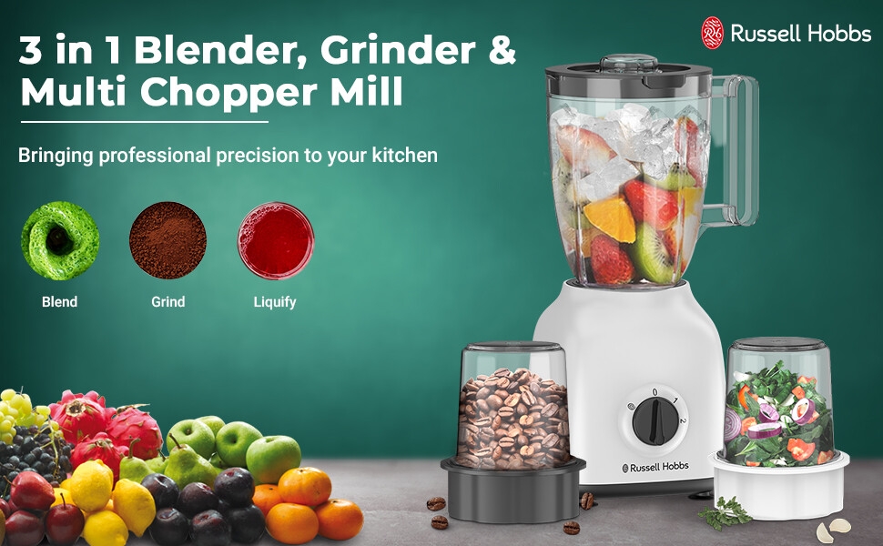 Blender, Grinder & Chopper, Blend, Grind, Chop, Smooth, Kitchen, Home