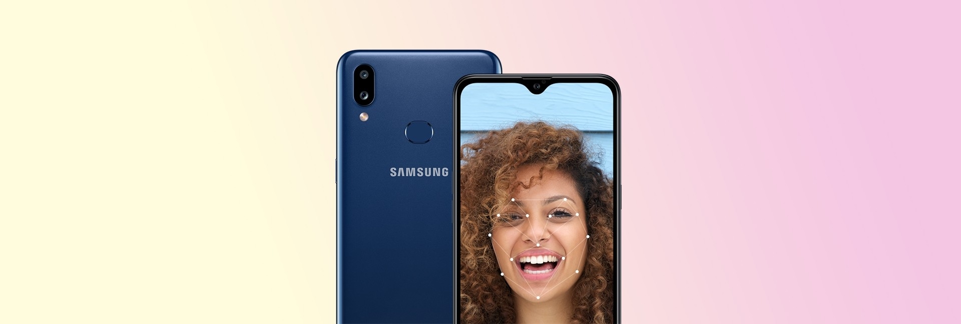 Samsung Galaxy A10s with Rear Fingerprint Sensor & Face Recognition