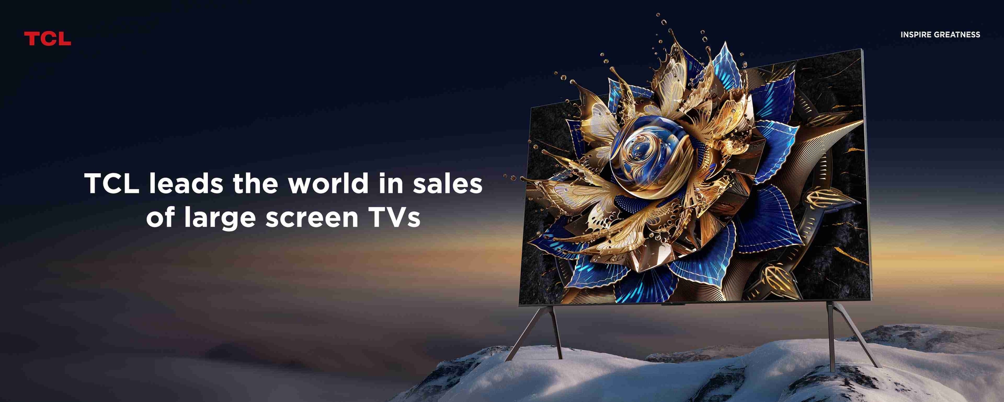 TCL leads the world in sales of large screen TVs