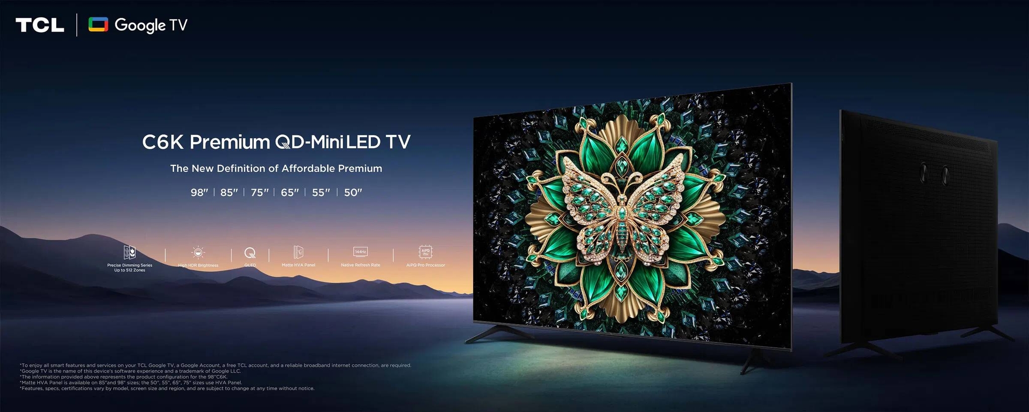 TCL TV C6K Premium QD-MiniLED TV