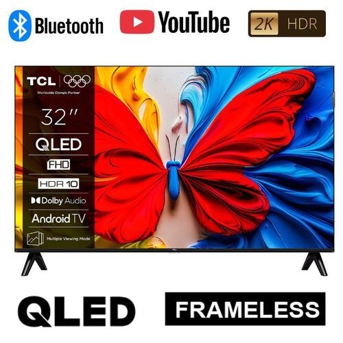 product_image_name-TCL-32S5K 32 Inch QLED TV Black 2K HDR (1 Year Warranty)-1