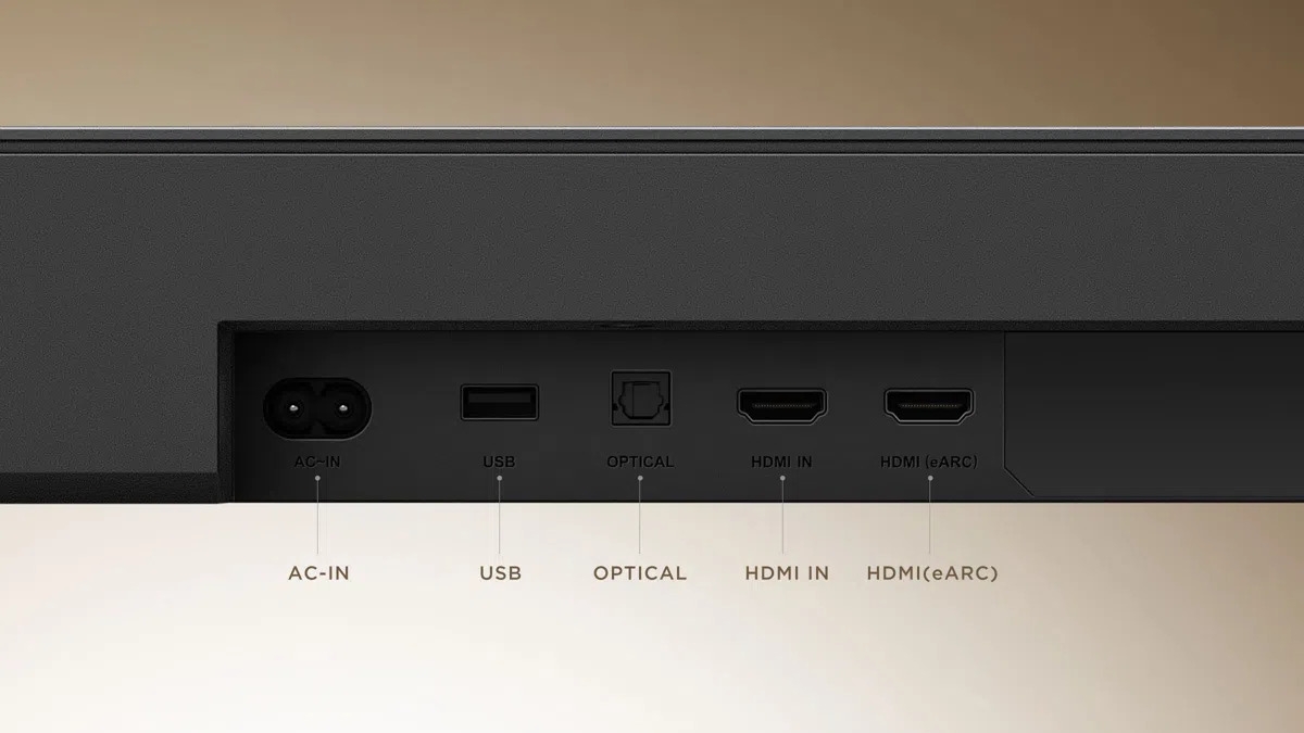 Q65H Equipped with HDMI eARC and HDMI IN interface