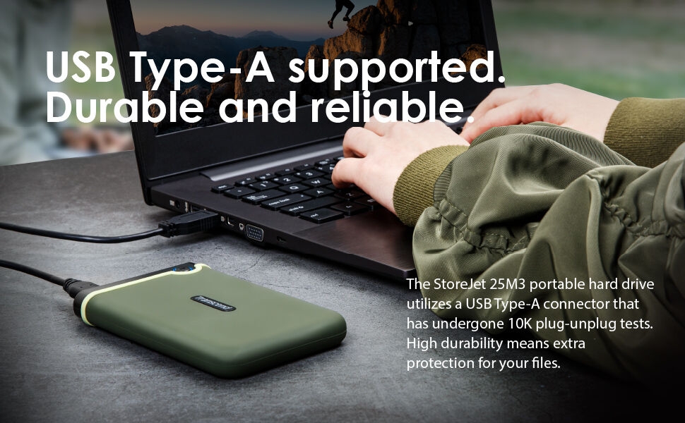 2.5" Portable HDD, StoreJet M3, Iron Gray, Anti-shock