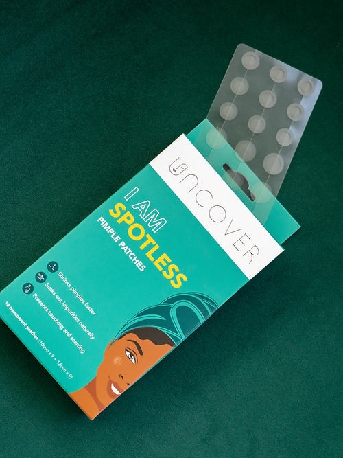 Uncover I am spotless pimple patch 18 patches in 2 sizes (10mm x 9 + 12mm x 9)