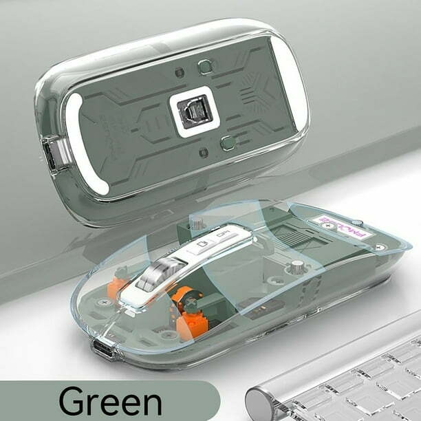 Wireless Bluetooth Transparent Mouse,The Third Mock Examination Transparent  Mouse With Rechargeable Bass School Supplies Under $1! - Walmart Business  Supplies