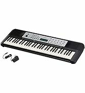 Yamaha YPT270 61-Key Portable Keyboard With Power Adapter (Amazon-Exclusive),Black