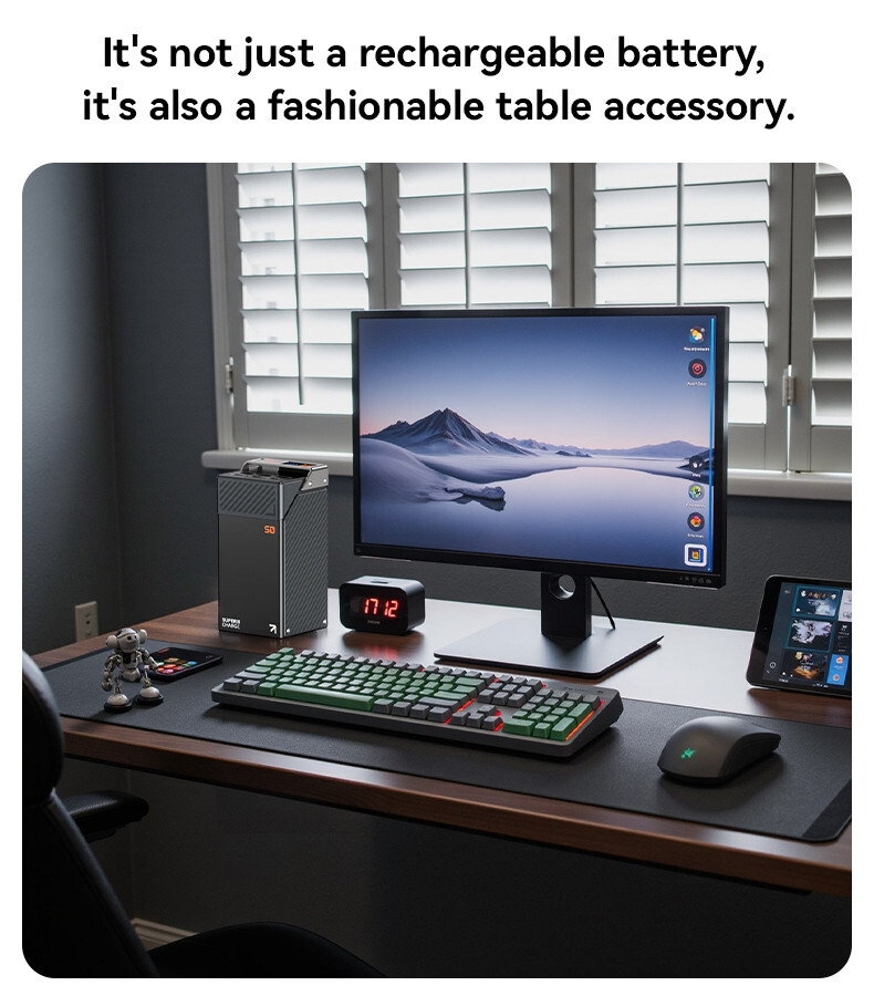 YP63 50000mAh 22.5W Fast Charging Large Screen Power Bank Details