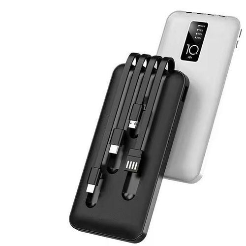 product_image_name-Generic-SIVIA 20000mAh Portable Power Bank With 3 In 1 Built-In Cable Android IPhone And Type C-1