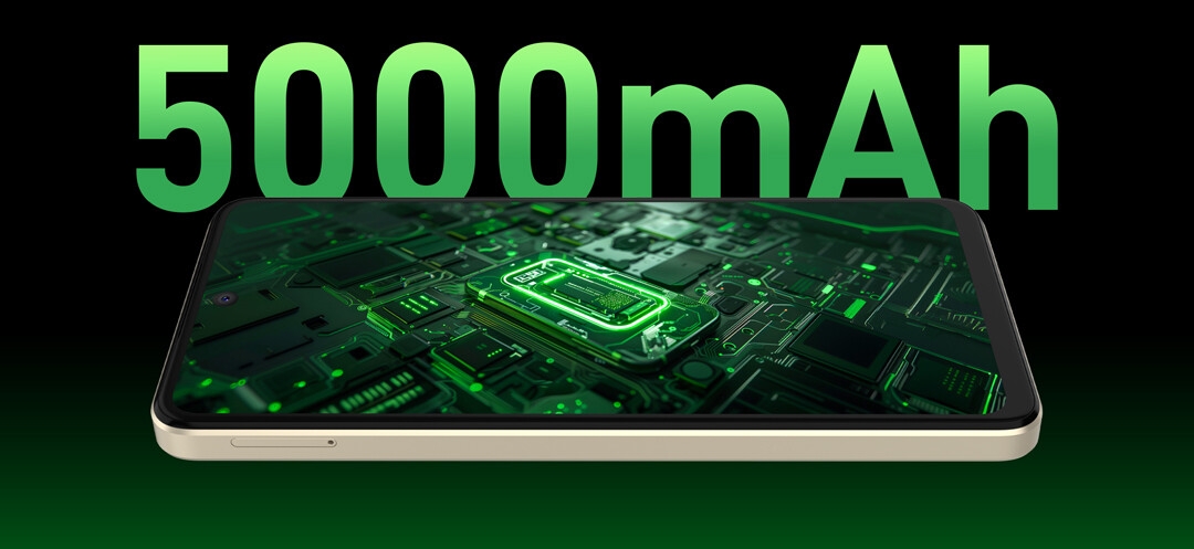 5000mAh* Large Battery