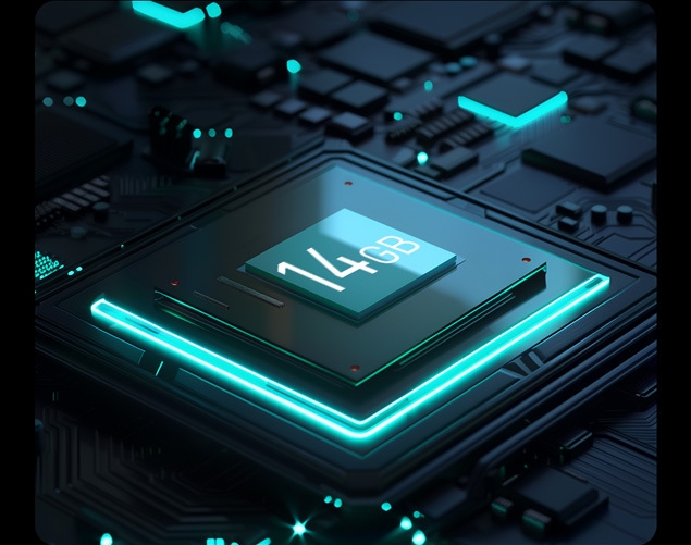 Up to 14GB Dynamic RAM³
