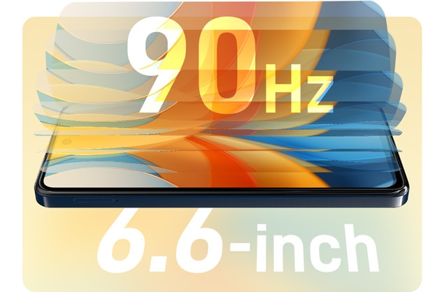 6.6-inch 90Hz Display