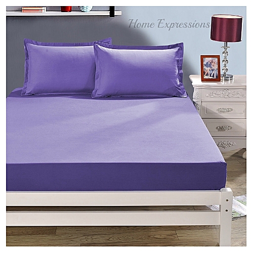 Other Lavender cotton bedsheets with 2 pillow cases , 6x6 Jumia Uganda