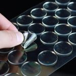 product_image_name-Nano Film-clear, double-sided adhesive dots or cabinet bumpers used for mounting and cushioning-1