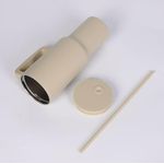 Stainless Steel Vacuum Insulated Tumbler for Water, Iced Tea or Coffee - Brown.