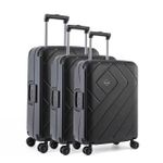 product_image_name-Generic-3 Piece Of 20/24/28 inch PP Suitcases Wheel Rolling Luggage Spinner password Travel Bag Cabin Trolley Unbreakable Luggage Fashion Bags- Multicolor-1