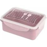 product_image_name-Generic-Plastic Lunch Boxes Fridge Food Container Colorful Microwaveable Lunch Bento Dinner Kids Picnic Home Supply Creative Fruit Storage Box Portable For Picnic School Office Workers - Multicolor-2