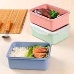 product_image_name-Generic-Plastic Lunch Boxes Fridge Food Container Colorful Microwaveable Lunch Bento Dinner Kids Picnic Home Supply Creative Fruit Storage Box Portable For Picnic School Office Workers - Multicolor-5