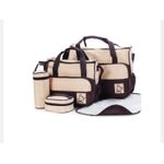 Baby bag 5pcs brown 