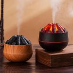 product_image_name-Generic-Home Silent Charcoal Volcano Air Humidifier with LED Light -2