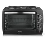 product_image_name-Generic-55L Electric Oven With Double Hotplate raff / hoffmanss -Black-1