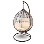 product_image_name-Generic-Wicker hanging egg chair with beige cushions/swing chairs, hanging basket chairs, or egg hammocks. They are designed for both indoor and outdoor use-1