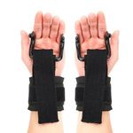 product_image_name-Generic-2Pcs lot Weight Lifting Hanger Hand Bar Wrist Straps Glove Weightlifting Strength Training Gym Fitness Support Lift Grip Belt Hook for bars and traction Valeo Power Lifting Hangers-3