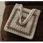 product_image_name-priMa cRochets-Chic Granny Square Crochet Tote Bag – Cream & Cocoa-4