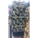 Straight Dress - black/multi color 