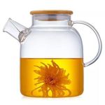 product_image_name-Generic-1800ml Glass Teapot Kettle With Whistle Infuser & Bamboo Lid- Clear.-1
